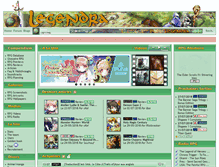 Tablet Screenshot of legendra.com